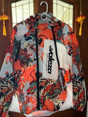 Valeza Original Anime Streetwear Windbreaker w/Dragon Print